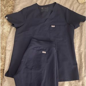 Navy FIGS Scrub Set